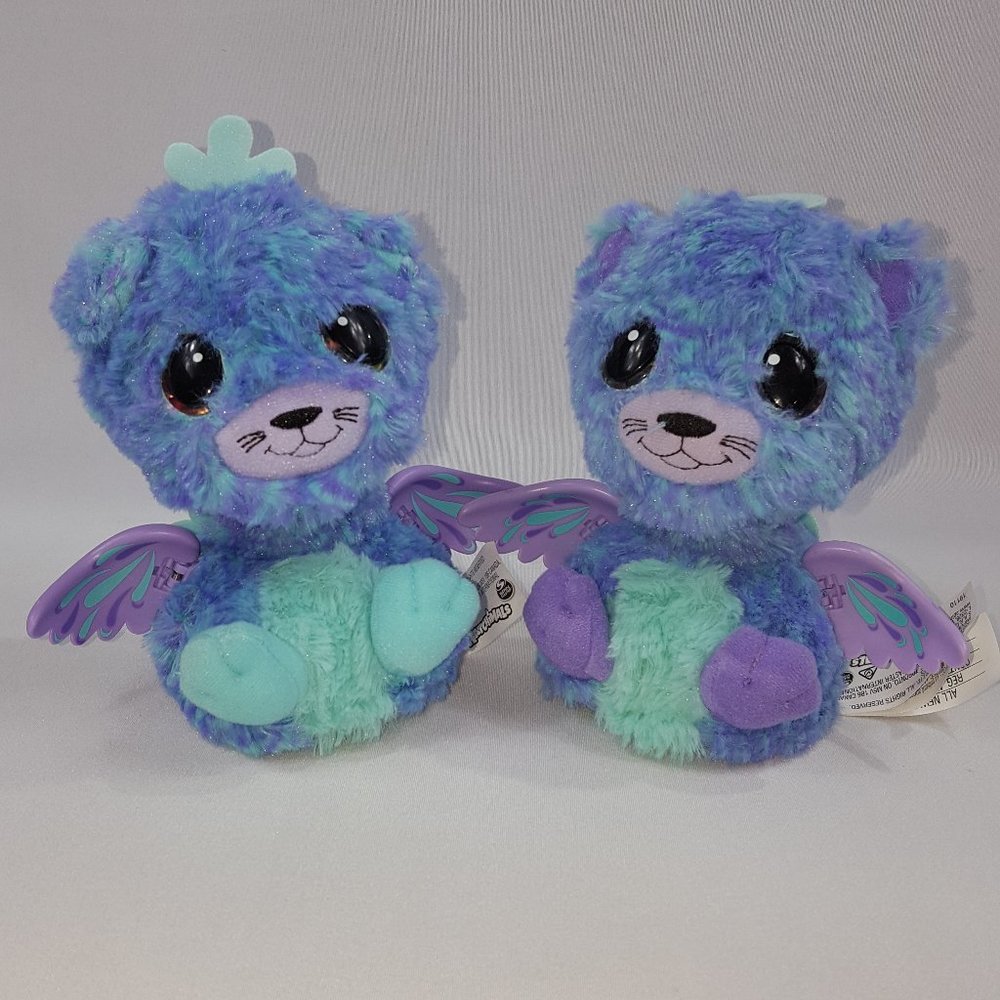 Hatchimals Peacat Set 2 Electronic Pet Tie Dye Plush Twin Pair